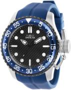 Invicta Herreur 37577 Pro Diver Sort/Gummi Ø50 mm