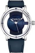 Stührling Original Herreur 3915.1 Classic Blå/Gummi Ø40 mm