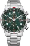 Citizen Herreur CA0791-81X Chrono Sport Grøn/Stål Ø43 mm