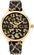 Police Dameur P16028MSG02 Sort/Læder Ø36 mm