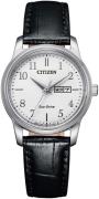 Citizen Dameur EW3260-17AE Eco Drive Hvid/Læder Ø31 mm