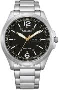 Citizen Herreur AW0110-82EE Classic Sort/Stål Ø44 mm
