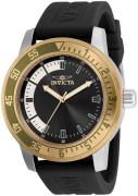 Invicta Herreur 35682 Specialty Sort/Gummi Ø45 mm