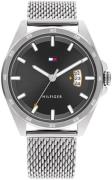Tommy Hilfiger Herreur 1791912 Carter Sort/Stål Ø42 mm