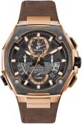 Bulova Herreur 98B356 Grå/Læder