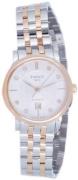Tissot Dameur T122.207.22.036.00 Carson Sølvfarvet/Rosaguldtonet