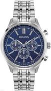 Bulova Herreur 96A210 Blå/Stål Ø42 mm