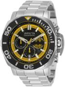 Invicta Herreur 35075 Dc Comics Sort/Stål Ø48 mm