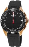 Tissot Herreur T121.420.47.051.02 T-Touch Sort/Gummi Ø47.5 mm