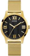 Guess Herreur GW0214G2 Sort/Gul guldtonet stål Ø42 mm