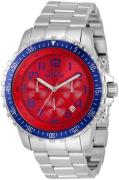 Invicta Herreur 34007 Specialty Rød/Stål Ø45.5 mm