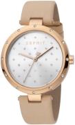 Esprit Dameur ES1L214L0035 Sølvfarvet/Læder Ø38 mm