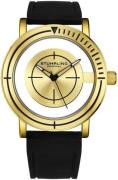 Stührling Original Herreur 3915.4 Aviator Guld/Gummi Ø42 mm
