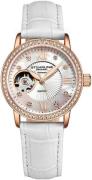 Stührling Original Dameur 3952.2 Legacy Sølvfarvet/Læder Ø34 mm