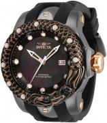 Invicta Herreur 33602 Sort/Gummi Ø53.7 mm