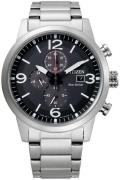 Citizen Herreur CA0741-89E Chrono Sort/Stål Ø43 mm