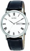 Citizen Herreur BM8240-11A Hvid/Læder Ø36 mm