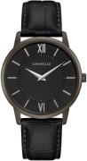 Bulova Herreur 45A147 Caravelle Sort/Læder Ø39 mm