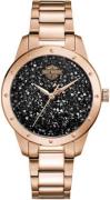 Bulova Dameur 77L108 Harley-Davidson Sort/Rosaguldtonet stål Ø35 mm