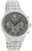 Bulova Herreur 96A209 Grå/Stål Ø42 mm