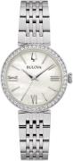 Bulova Dameur 96L284 Hvid/Stål Ø30 mm