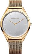 Bering 17039-334 Sølvfarvet/Gul guldtonet stål Ø39 mm