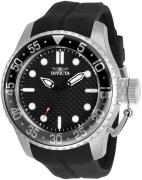 Invicta Herreur 30725 Pro Diver Sort/Gummi Ø50 mm