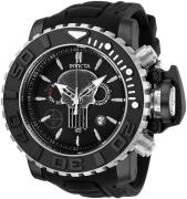 Invicta Herreur 26786 Marvel Sort/Gummi Ø58 mm
