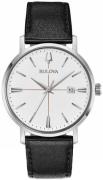 Bulova Herreur 96B284 Hvid/Læder Ø39 mm