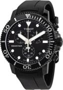 Tissot Herreur T120.417.37.051.02 Seastar 1000 Sort/Gummi Ø45.5 mm