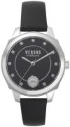 Versus by Versace Dameur VSP510118 Chelsea Sort/Læder Ø34 mm