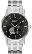 Bulova Herreur 96A239 Sort/Stål Ø42 mm