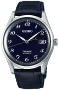 Seiko Herreur SJE077J1 Presage Blå/Læder Ø39.5 mm