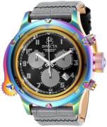 Invicta Herreur 26588 Russian Diver Sort/Læder Ø52 mm