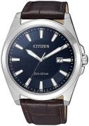 Citizen Herreur BM7108-22L Eco Drive 180 Blå/Læder Ø41 mm