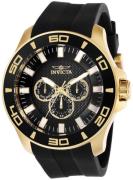 Invicta Herreur 28001 Pro Diver Sort/Gummi Ø50 mm