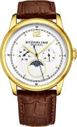 Stührling Original Herreur 898.03 Symphony Hvid/Læder Ø39 mm