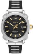Bulova Herreur 98B319 Precisionist Sort/Stål Ø41 mm