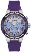 Guess Dameur W0772L5 Sølvfarvet/Gummi Ø39 mm