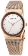 Bering Dameur 12927-366 Classic Sølvfarvet/Rosaguldtonet stål Ø27