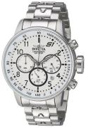 Invicta Herreur 23078 S1 Hvid/Stål Ø49 mm