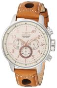 Invicta Herreur 23596 S1 Beige/Læder Ø47 mm
