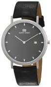 Danish Design Herreur IQ13Q881 Dress Grå/Læder Ø39 mm