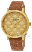 Stührling Original Dameur 462.02 Vogue Audrey Guld/Læder Ø38 mm