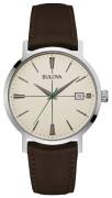 Bulova Herreur 96B242 Dress Beige/Læder Ø39 mm