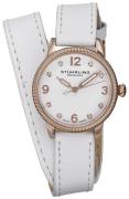 Stührling Original Dameur 646.03 Vogue Hvid/Læder Ø31 mm