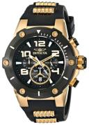 Invicta Herreur 17200 Speedway Sort/Gul guldtonet stål Ø51.5 mm