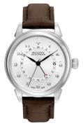 Bulova Herreur 63B153 Accutron Sølvfarvet/Læder Ø42 mm