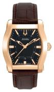 Bulova Herreur 64B119 Accutron Sort/Læder