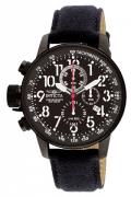 Invicta Herreur 1517 Force Sort/Tekstil Ø45 mm
